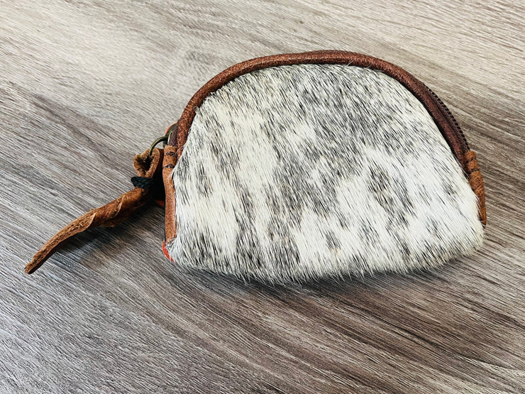 BROWN HIDE ON COIN PURSE