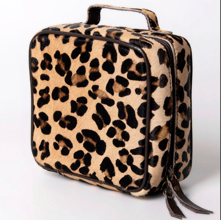 Cheetah jewelry case