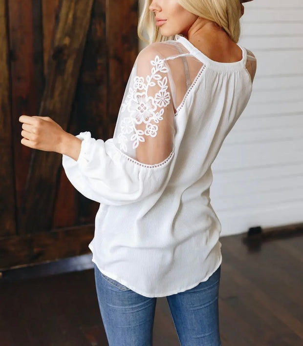 Wild Oats Boho Lace Top