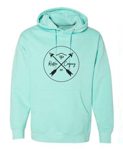 Turquoise Rafter FP Logo Youth Hoodie