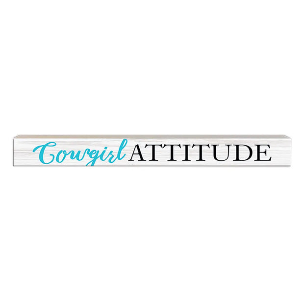 Cowgirl Attitude | Wood Sign